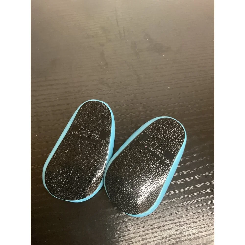 American Girl Doll Blue & Silver Polka Dot Shoes